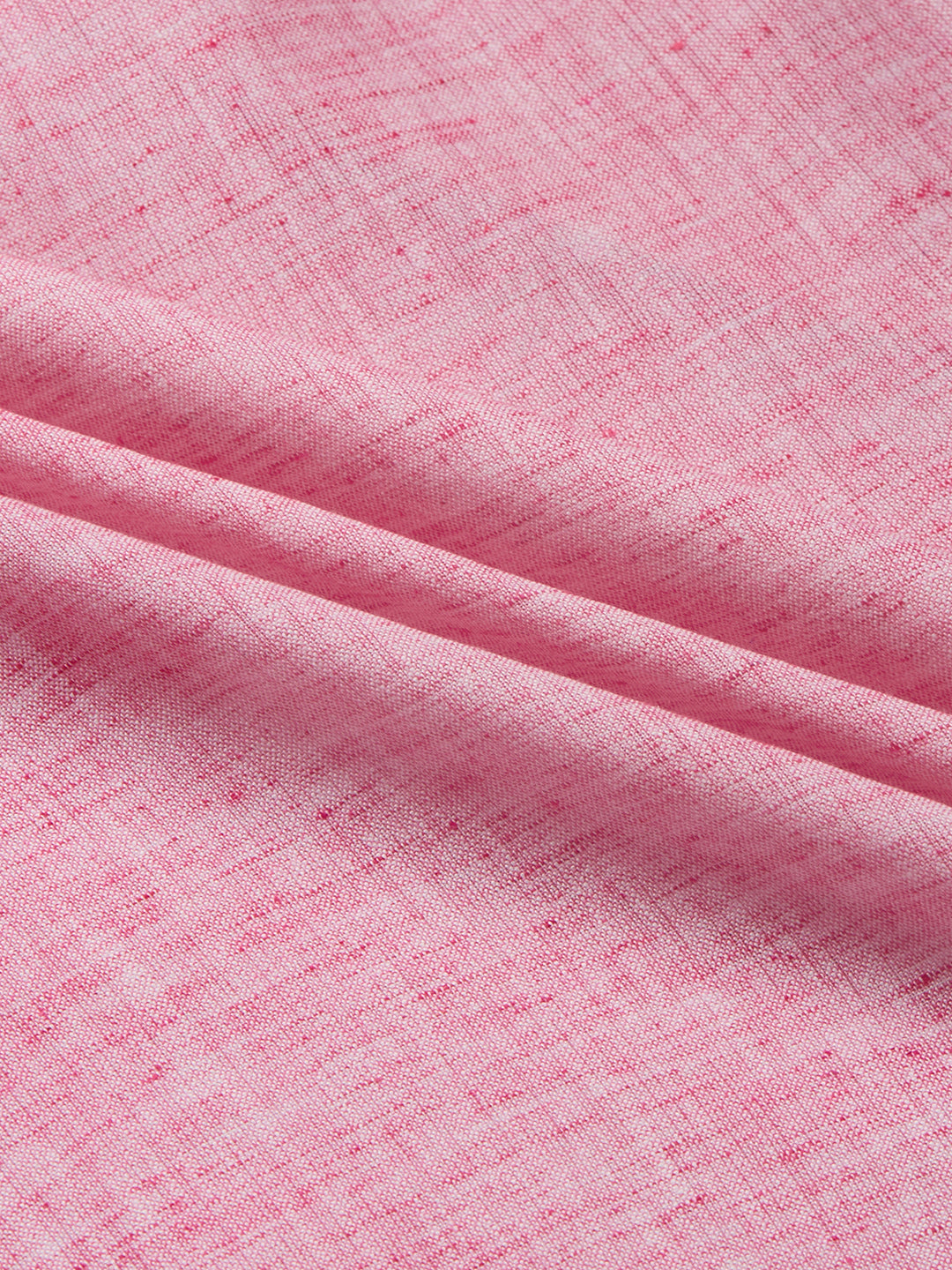 Pink - Allen Brown Men's Solid Shirt | Apollo Linen