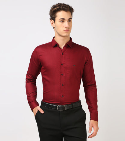 WOW MAROON SHIRT