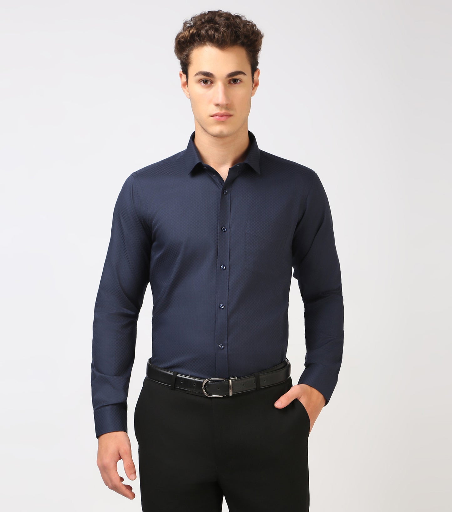 SAFARI NAVY BLUE SHIRT