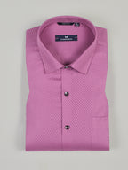 KOMPANION Men's Self structure Shirt - Onion