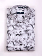 KOMPANION Men's Digital Grey print Shirt