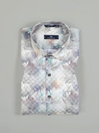 Kompanion Men's Yellow Digital print Shirt