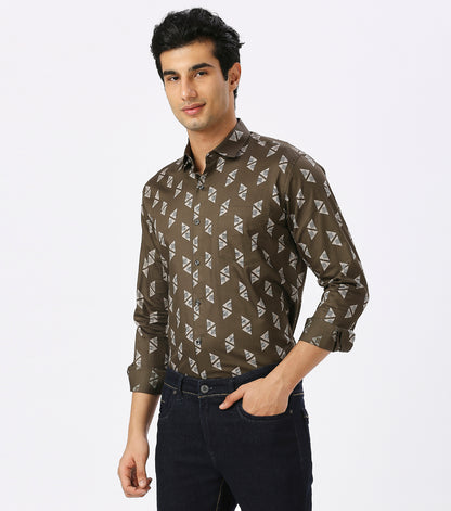 FAWN PRINT SHIRT