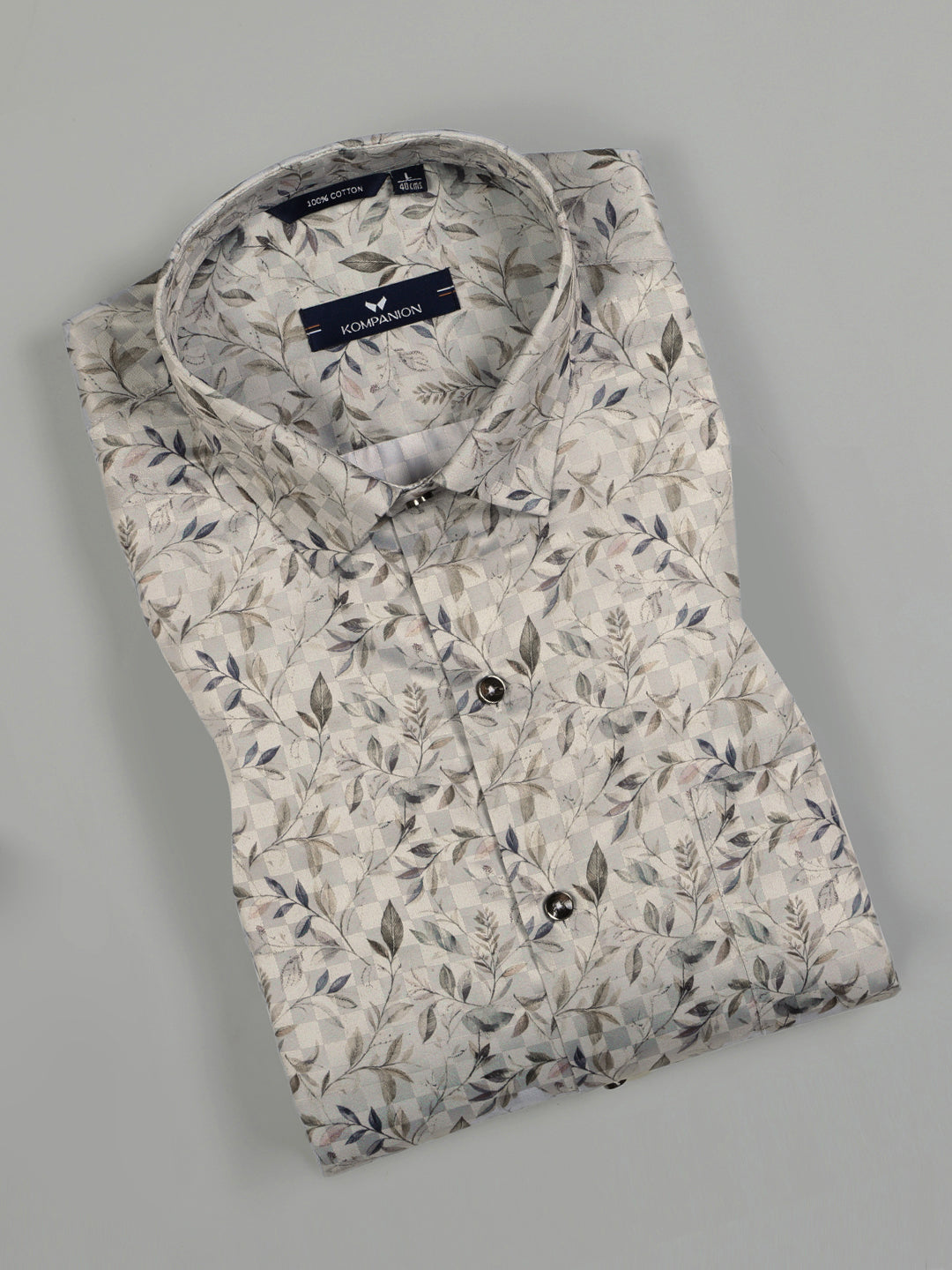 Kompanion Men's Fawn Digital print Shirt