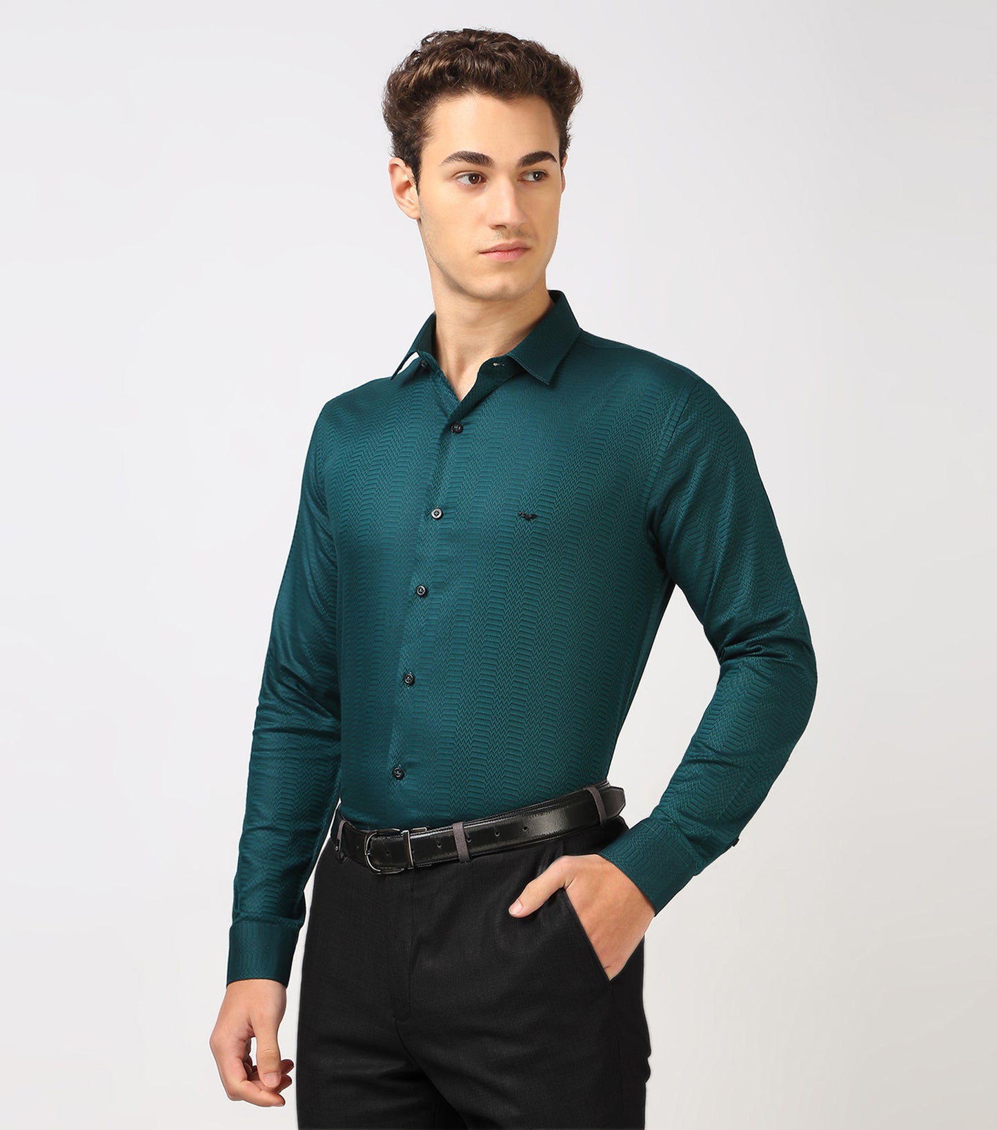 WOW DARK GREEN  SHIRT