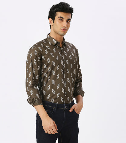 FAWN PRINT SHIRT