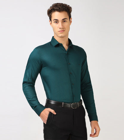 WOW DARK GREEN  SHIRT