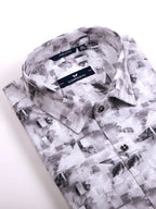 KOMPANION Men's Digital Grey print Shirt