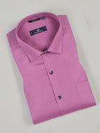 KOMPANION Men's Self structure Shirt - Onion