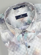 Kompanion Men's Yellow Digital print Shirt