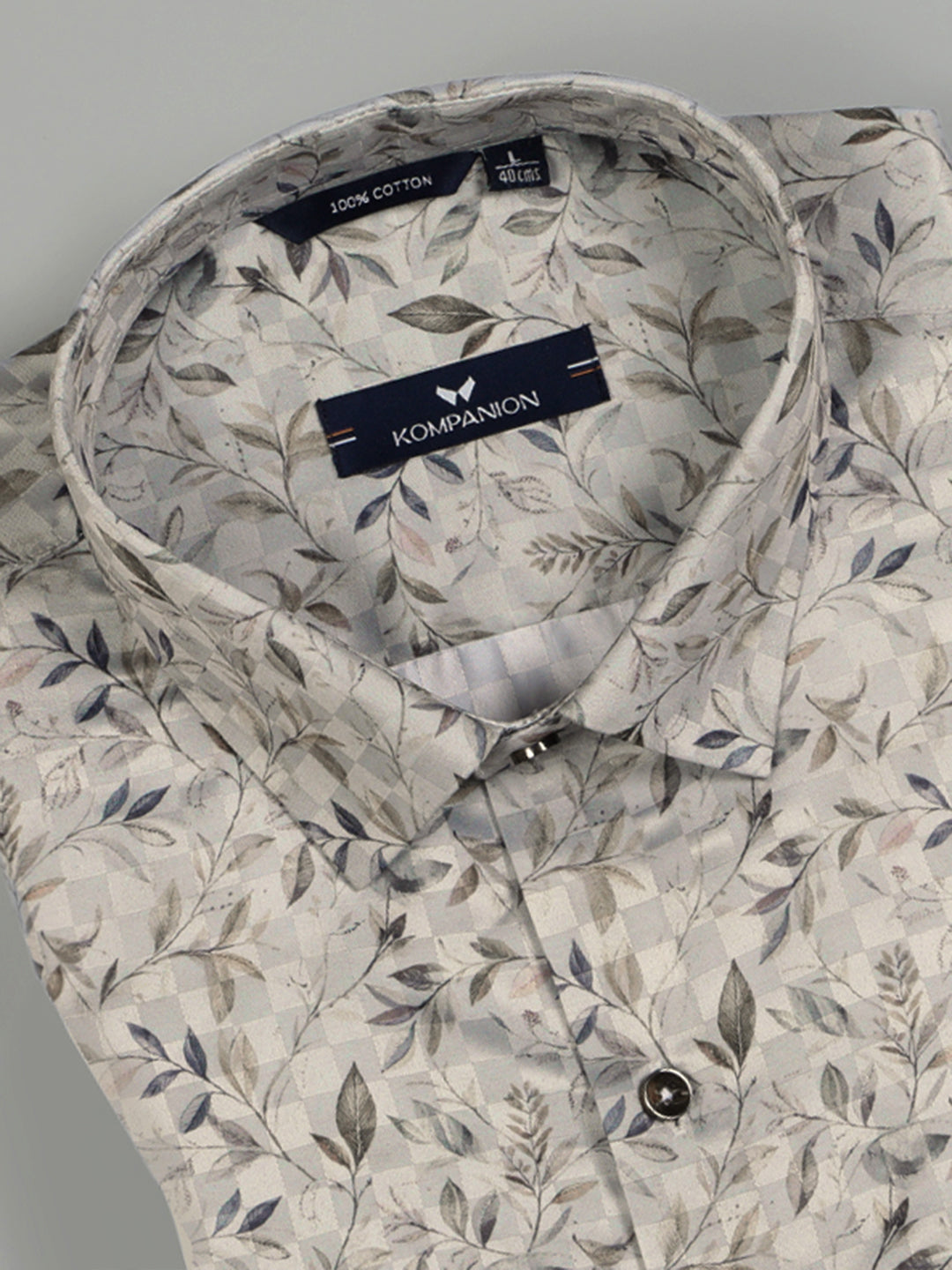 Kompanion Men's Fawn Digital print Shirt