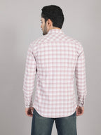 KOMPANION Men's Lilac Checks Shirt