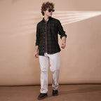 KOMPANION Men's Green Checks Shirt