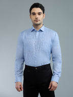 Powder Blue - Allen Brown Men's Solid Shirt | Apollo Linen