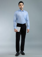 Powder Blue - Allen Brown Men's Solid Shirt | Apollo Linen
