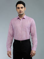 Purple - Allen Brown Men's Solid Shirt | Apollo Linen