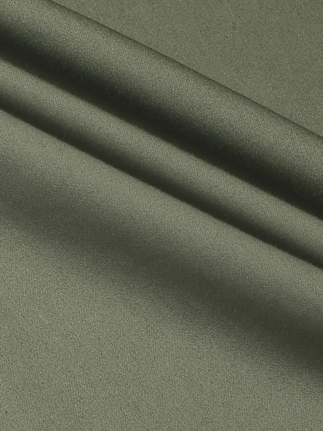 Mehendi Green - Kompanion Men's Solid Shirt | Lycra