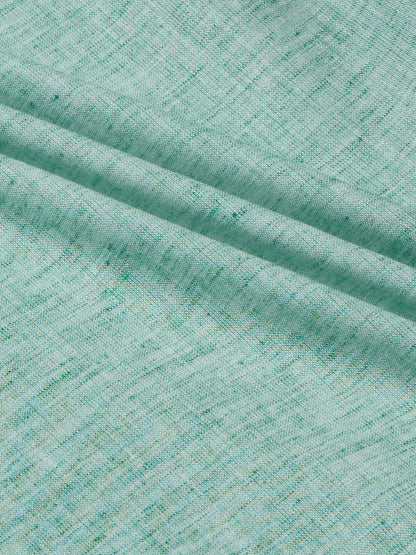 Green - Allen Brown Men's Solid Shirt | Apollo Linen