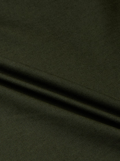 KOMPANION Men's Smart Office Mehendi Green Shirt | Oxford