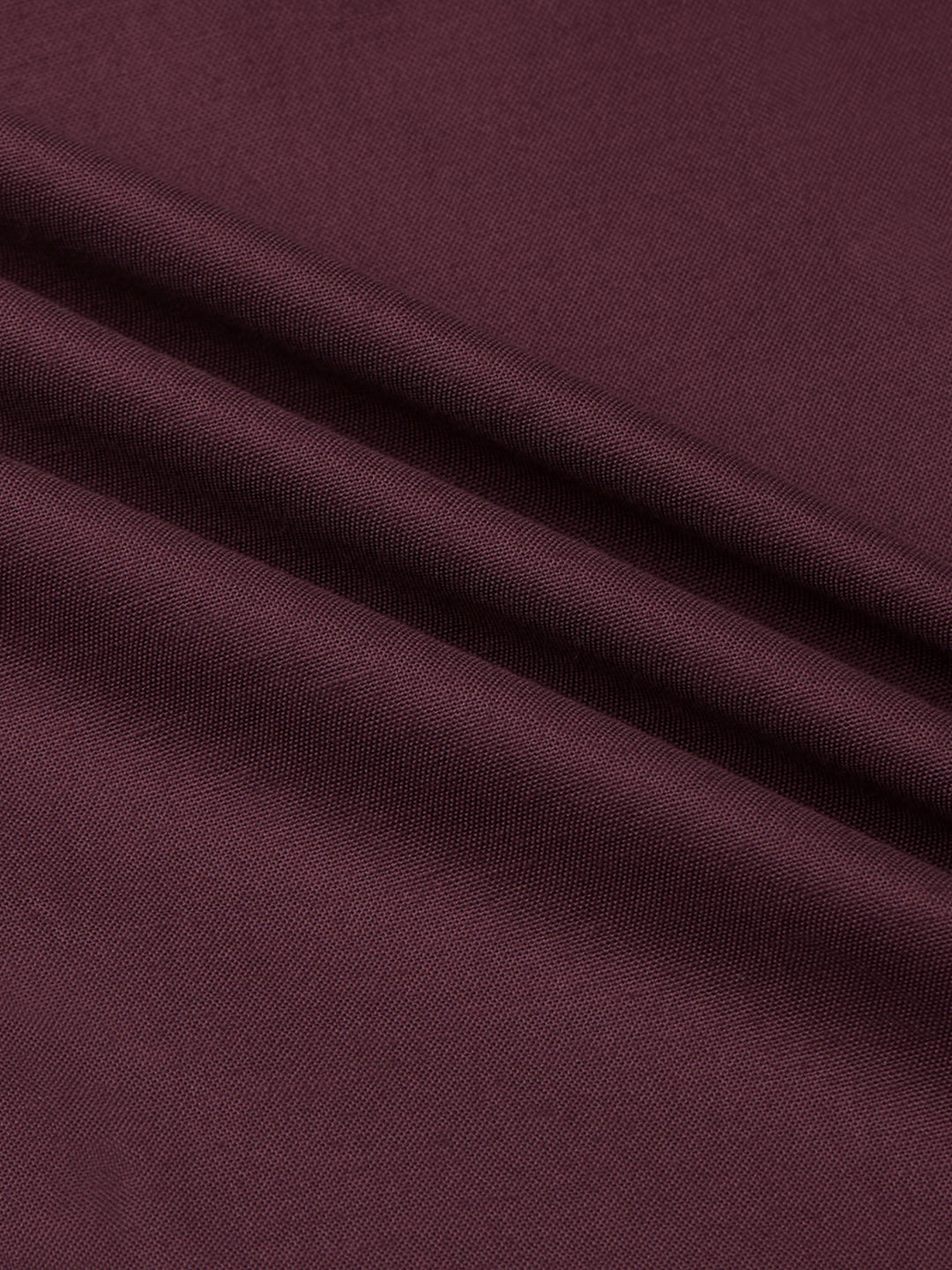 KOMPANION Men's Smart Office Wine Plain Shirt | Oxford