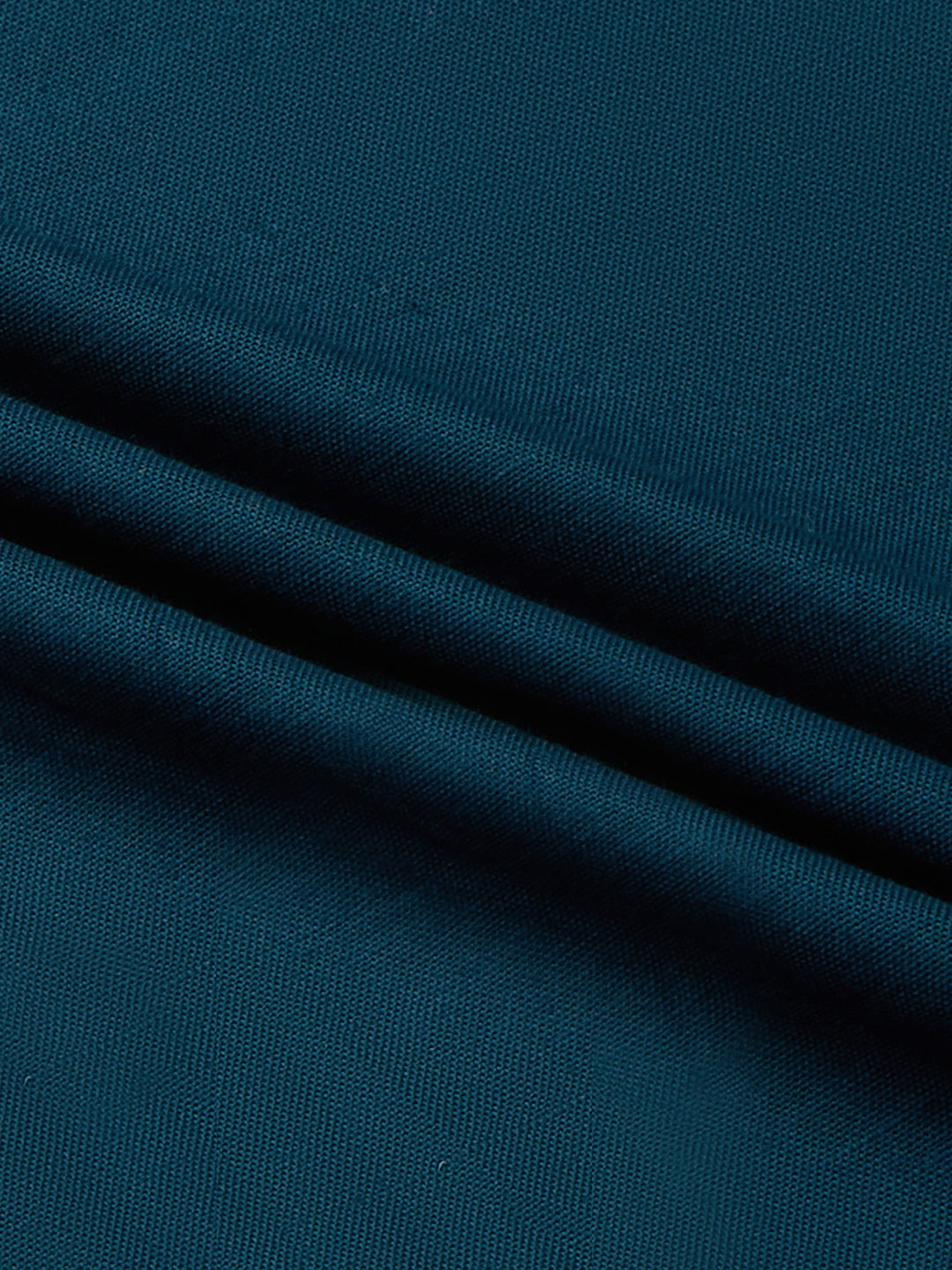 KOMPANION Men's Smart Office Wear Teal Blue Shirt | Oxford