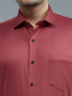 Majenta - Kompanion Men's Solid Shirt | Lycra