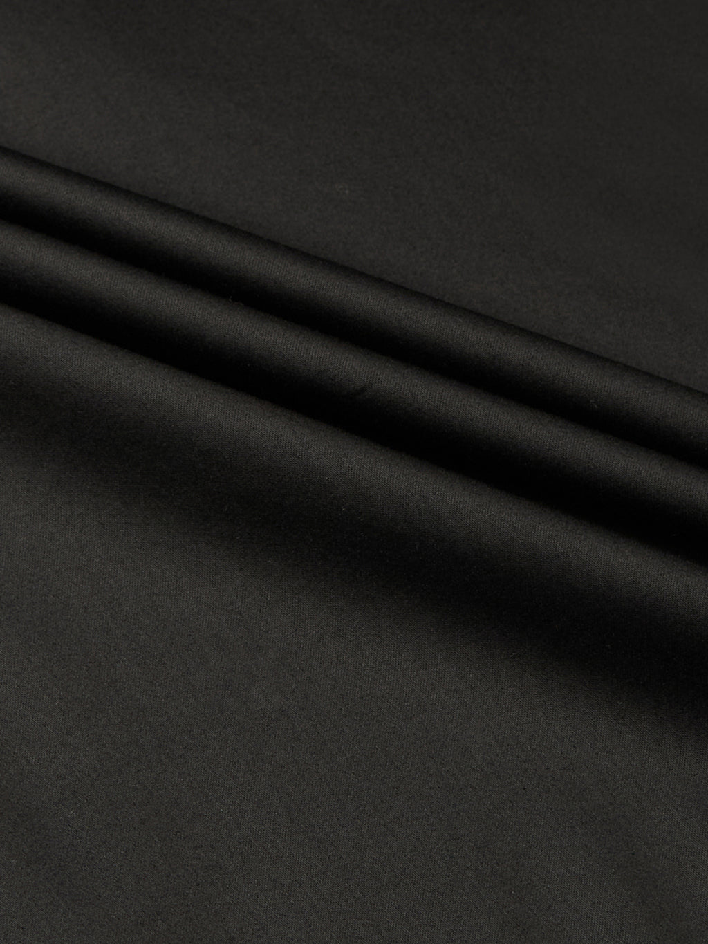 Plain Black - Kompanion Men's Solid Shirt | Lycra