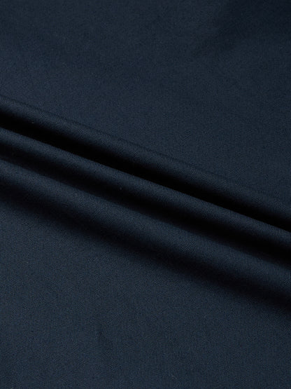 KOMPANION Men's Smart Office Navy Blue Shirt | Oxford