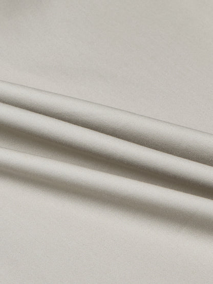 Dove Grey - Kompanion Men's Solid Shirt | Lycra