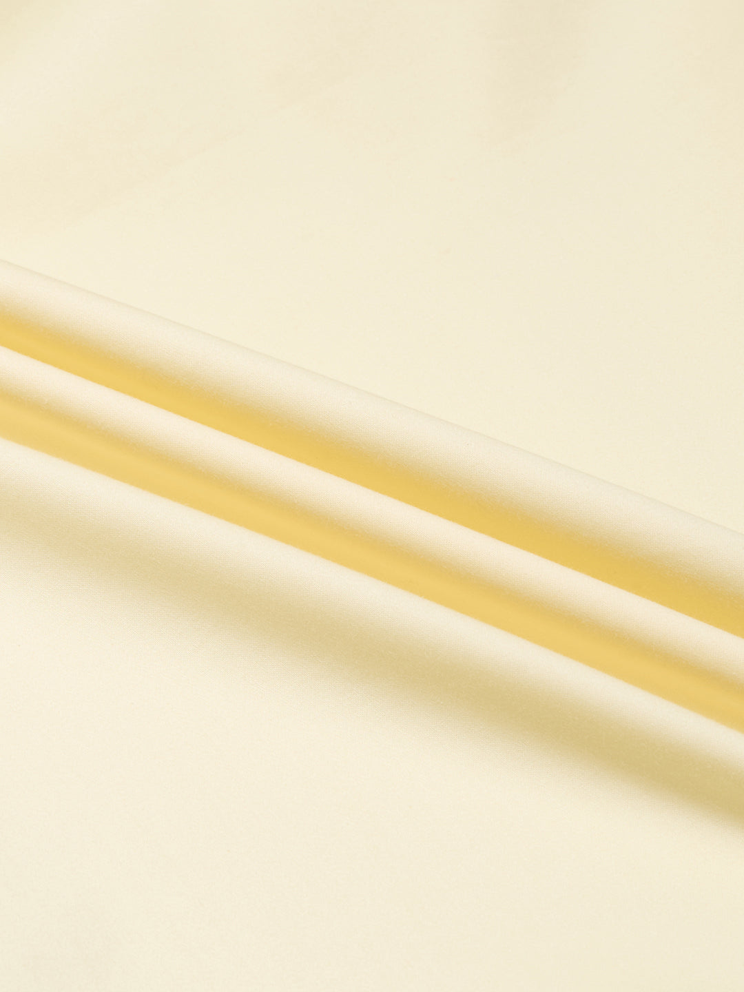 Light Yellow - Kompanion Men's Solid Shirt | Lycra